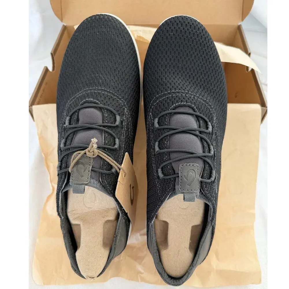 Olukai Alapa Li Men's Casual Shoes Black / Dark Shadow Size 10 NWT - Picture 2 of 10